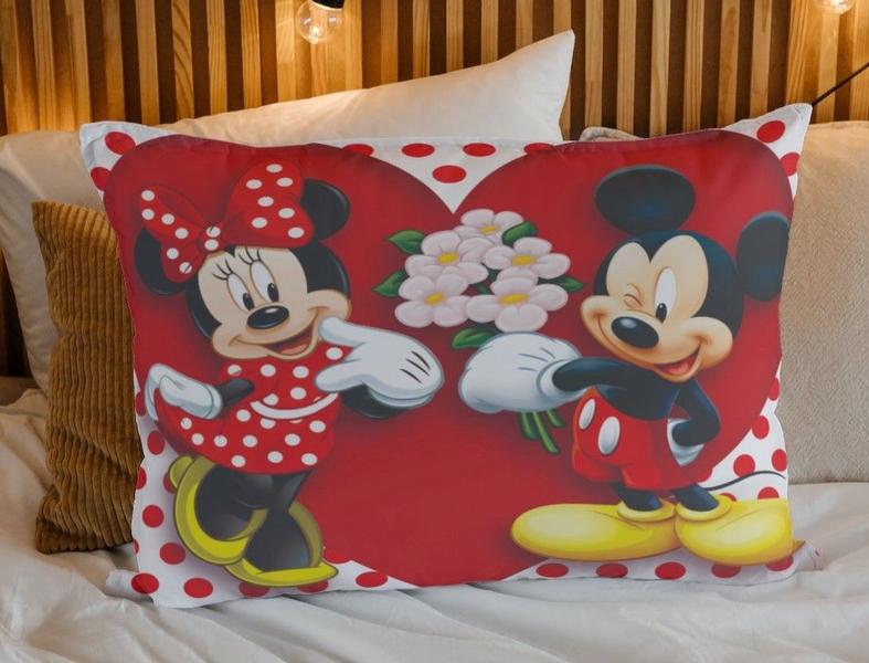 Imagem de Fronha Infantil Capa de Travesseiro Mickey Minnie TURMA