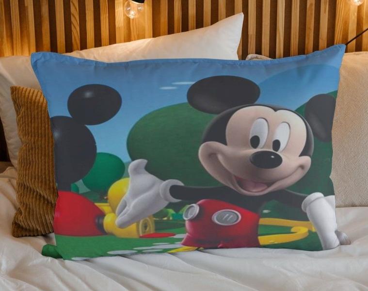 Imagem de Fronha Infantil Capa de Travesseiro Mickey Minnie TURMA