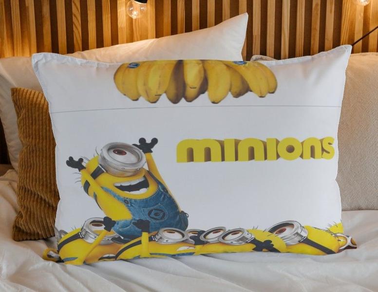 Imagem de Fronha Infantil Capa de Travesseiro Minions Meu Malvado Favorito