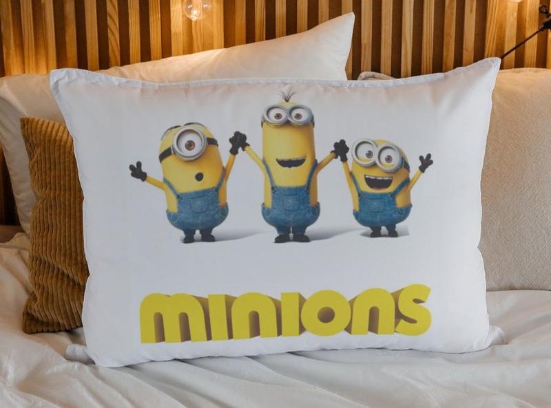 Imagem de Fronha Infantil Capa de Travesseiro Minions Meu Malvado Favorito