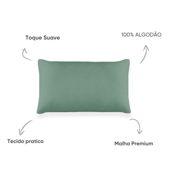 Fronha Malha 100% Algodao Premium Lisa Appel Home Imagem de Fronha Malha 100% Algodao Premium Lisa Appel Home
