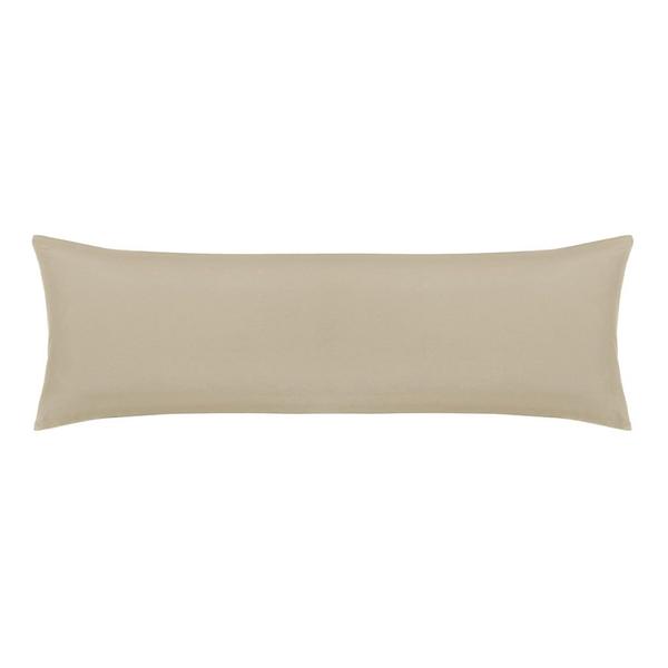 Imagem de Fronha para Body Pillow Altenburg Toque Acetinado 40cm x 1,30m  Bege