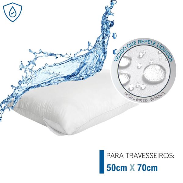 Fronha Para Travesseiro Com Zíper Impermeável - Duoflex Imagem de Fronha Para Travesseiro Com Zíper Impermeável