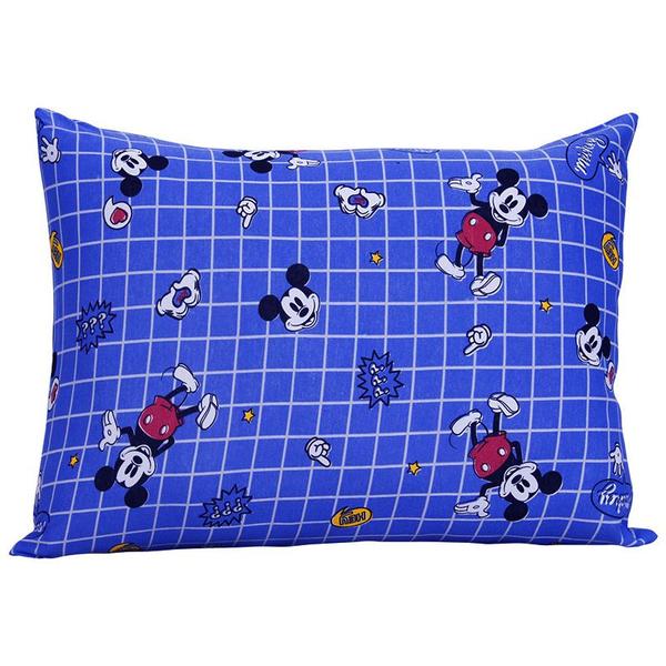 Imagem de Fronha Portallar Malha Disney Estampada Mickey Hey 48cmx68cm Azul