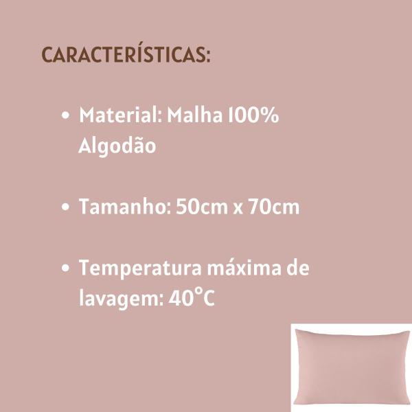 Fronhas Avulsas Para Travesseiro em Malha Algodão Sem Zíper - Berga Imagem de Fronhas Avulsas Para Travesseiro em Malha Algodão Sem Zíper