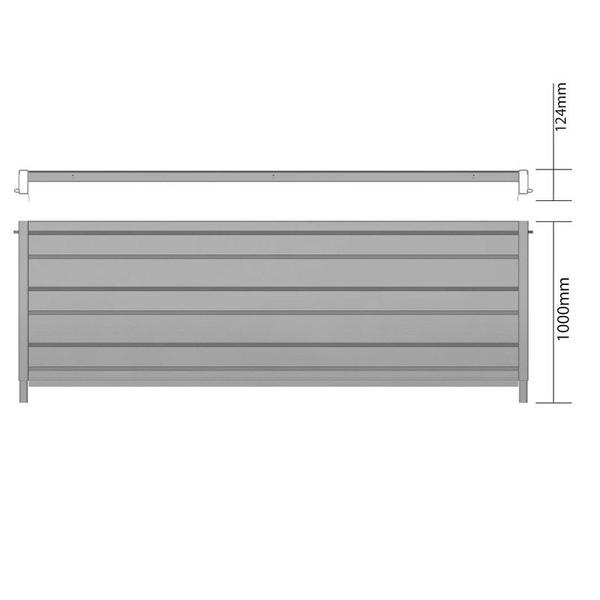 Imagem de Frontal Superior Facchini 550 Mm Com Fueiro 124 Mm