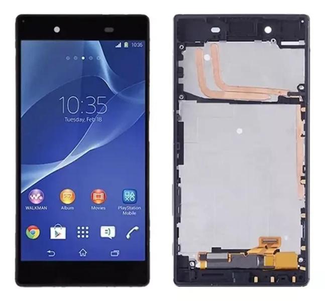 Imagem de Frontal Touch Display Compatível Xperia X F5121 F5122 C/Aro Preto