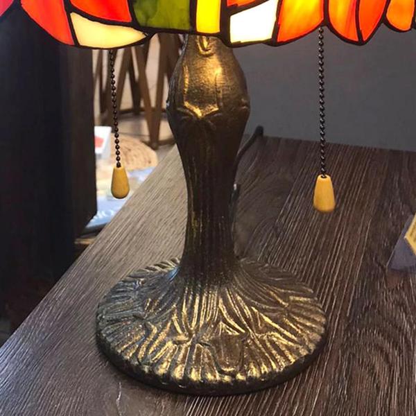 Frontier Abajour Fa143 d30b Tiffany P/2lamp E27 30x46 - Quero Lustre Imagem de Frontier Abajour Fa143 d30b Tiffany P/2lamp E27 30x46