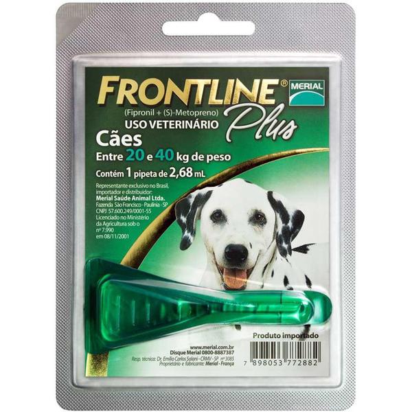 Imagem de FRONTLINE PLUS G - para cães de 20 até 40kg - Merial