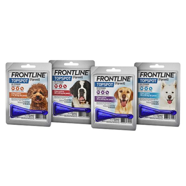 Imagem de Frontline Topspot Cães 1 A 10kg Pulgas E Carrapatos 7unid