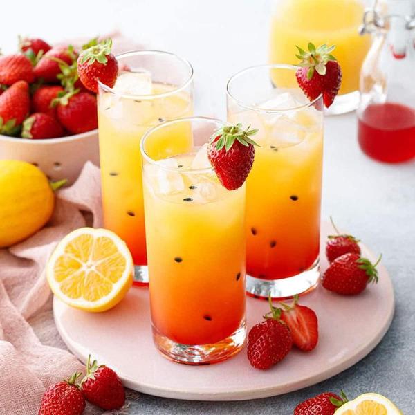 Imagem de Frutas para Drinks Begin Vermelhas - 1L