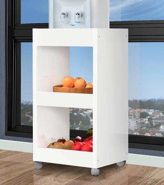 Fruteira 3 Prateleiras - Com Rodízios (Acabamento Premium) - Bella Vercelli Imagem de Fruteira 3 Prateleiras - Com Rodízios (Acabamento Premium)