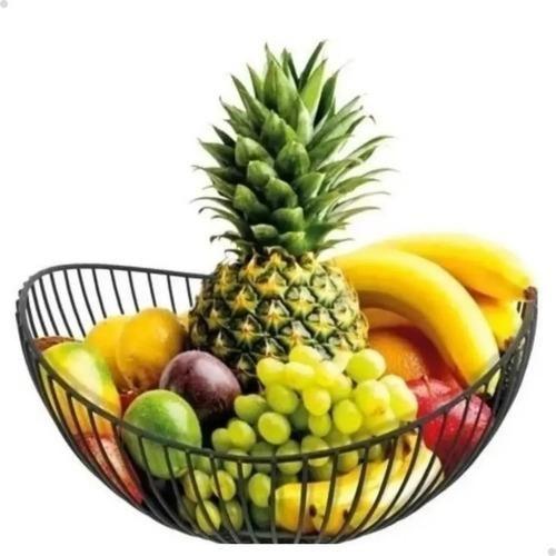 Fruteira Aramado Preto Organizador De Frutas Cozinha - TUUT Imagem de Fruteira Aramado Preto Organizador De Frutas Cozinha