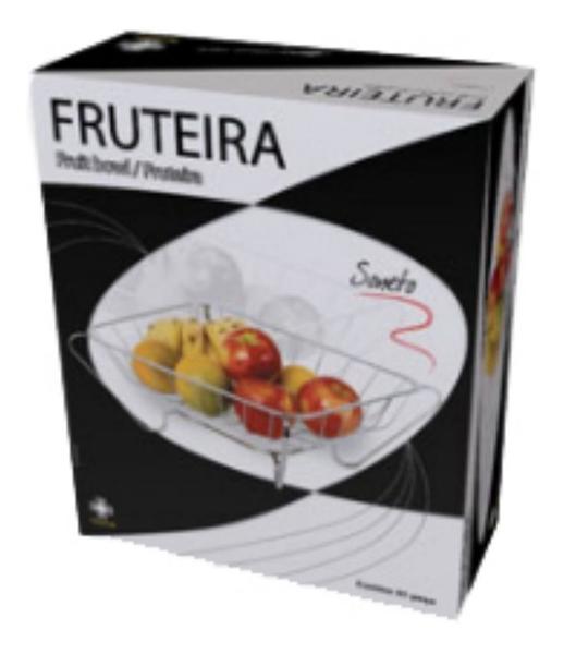 Fruteira Centro De Mesa Cromada Design Retangular Passerini Imagem de Fruteira Centro De Mesa Cromada Design Retangular Passerini
