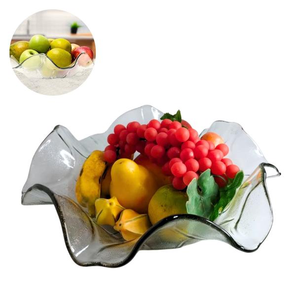 Fruteira Centro De Mesa Romano De Vidro - Mistral Casamento Sofisticada Festas Flor Artificiais Imagem de Fruteira Centro De Mesa Romano De Vidro