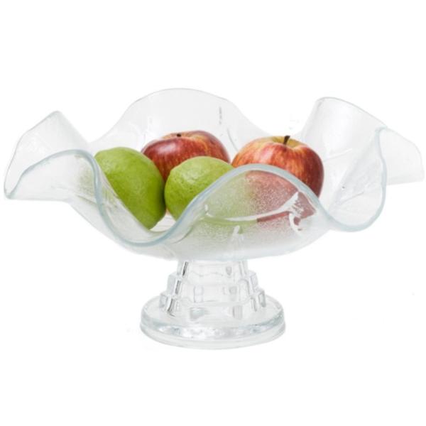 Fruteira com Pé Romana - Vidro - Mistral Imagem de Fruteira com Pé Romana - Vidro