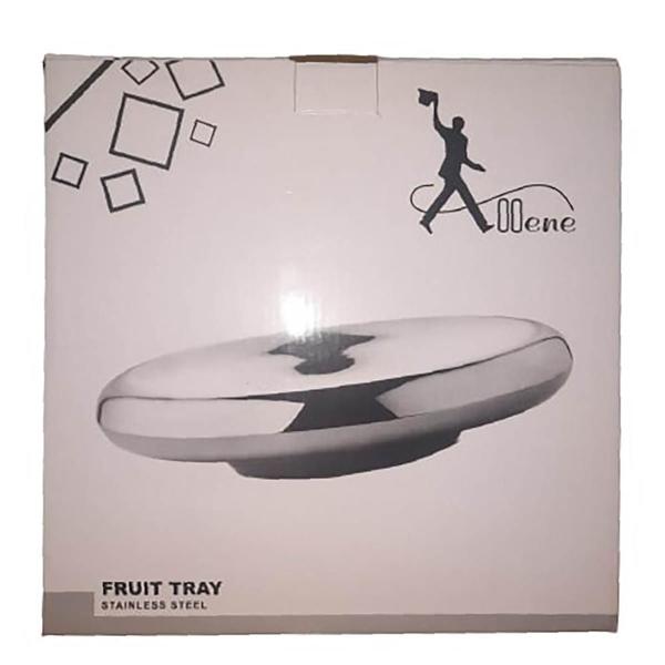 Fruteira de Aço Inoxidável Allene - Design Moderno 28cm Imagem de Fruteira de Aço Inoxidável Allene - Design Moderno 28cm