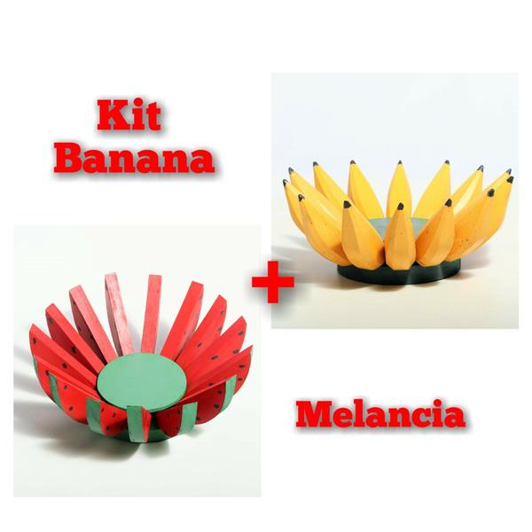 Imagem de Fruteira De Banana Belíssima +  Fruteira De Melancia