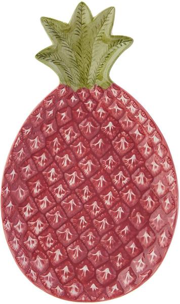 Fruteira De Ceramica Pineapple Adorno Abacaxi Rosa e verde - NH Imagem de Fruteira De Ceramica Pineapple Adorno Abacaxi Rosa e verde