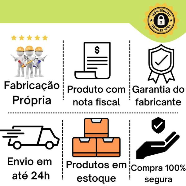 Imagem de Fruteira De Chão Branco Brilho Em Aço MDF Amadeirado