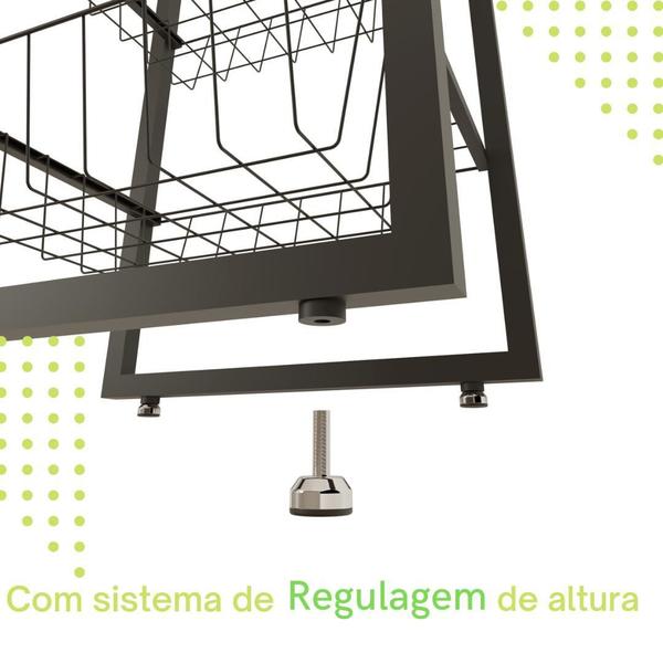 Fruteira De Chão Em Aço Cozinha Suporte Bebedouro Amadeirado - Belo Lar Imagem de Fruteira De Chão Em Aço Cozinha Suporte Bebedouro Amadeirado
