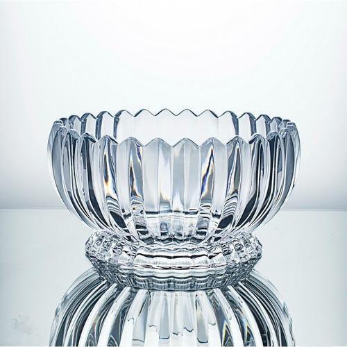 Fruteira De Cristal Centro De Mesa Redonda Requinte 22 X 12 - Red Cherry Imagem de Fruteira De Cristal Centro De Mesa Redonda Requinte 22 X 12