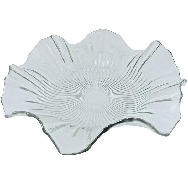 Fruteira De Mesa Em Vidro - Centro De Mesa 36Cm - Nacional Imagem de Fruteira De Mesa Em Vidro - Centro De Mesa 36Cm