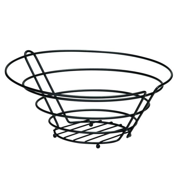 Fruteira de Mesa New em Aço com Acabamento em Poliéster Preto Fosco 31,3x14,1cm - Arthi Imagem de Fruteira de Mesa New em Aço com Acabamento em Poliéster Preto Fosco 31,3x14,1cm - Arthi