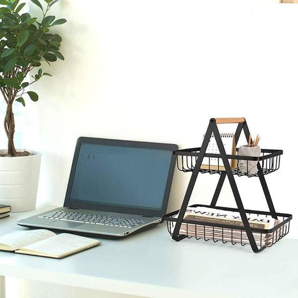 Fruteira De Mesa Organizador De Frutas Cesto Metal Aramado - Shop Mais Imagem de Fruteira De Mesa Organizador De Frutas Cesto Metal Aramado