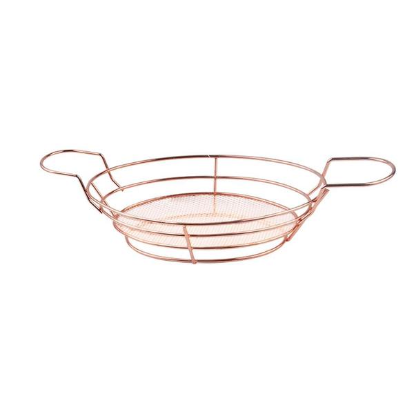 Imagem de Fruteira De Mesa Oval Rose Gold Com Alça