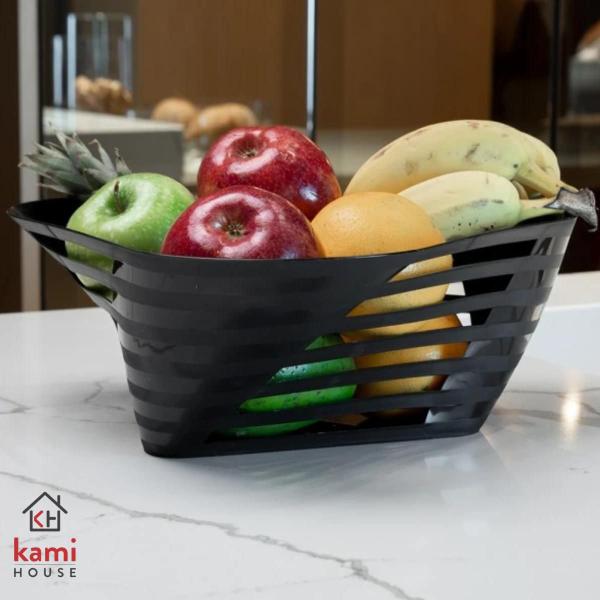 Fruteira de Mesa Slim Preta UZ Imagem de Fruteira de Mesa Slim Preta UZ