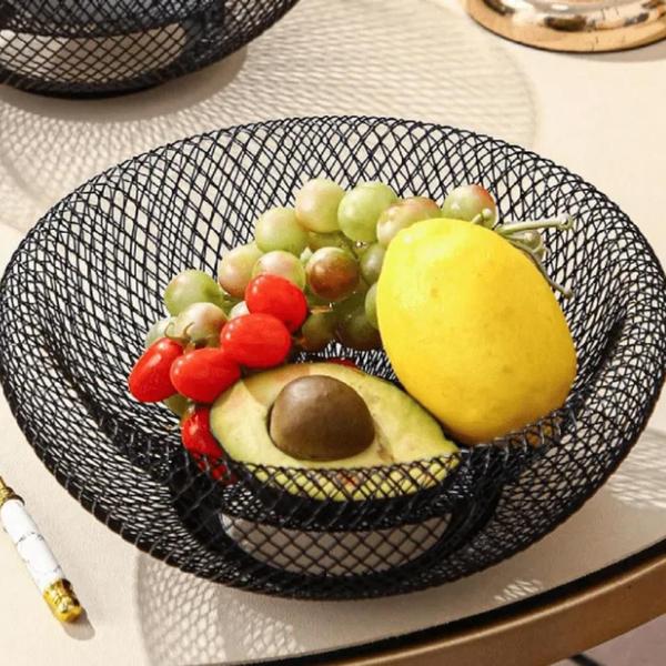 Fruteira de Mesa Top Chef 22x9,5cm - TOP RIO COMÉRCIO LTDA Imagem de Fruteira de Mesa Top Chef 22x9,5cm