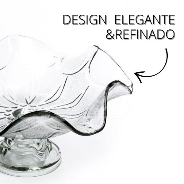 Fruteira de vidro para frutas e sobremesas - MISTRAL/CAROLINA LIZ Imagem de Fruteira de vidro para frutas e sobremesas