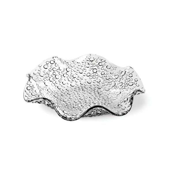 Fruteira de Vidro Transparente Petit Poá 28cm - Design Elegante - Carisma Imagem de Fruteira de Vidro Transparente Petit Poá 28cm - Design Elegante - Carisma