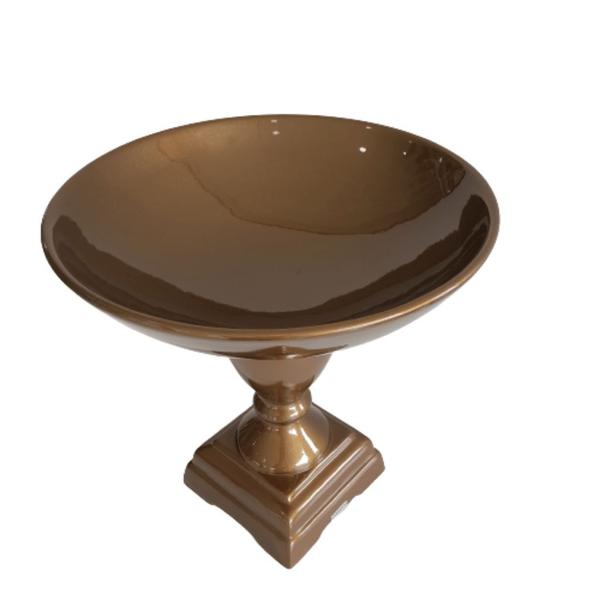 Fruteira Mazzotti Marron GRD 33cm Diâmetro x 34cm Altura Imagem de Fruteira Mazzotti Marron GRD 33cm Diâmetro x 34cm Altura