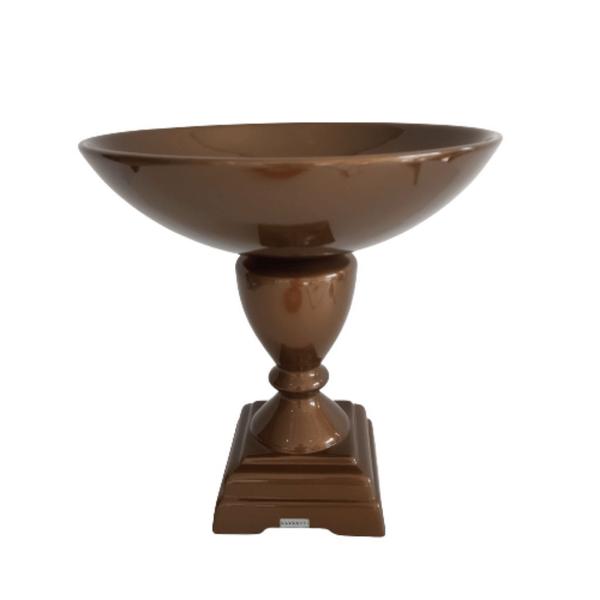 Fruteira Mazzotti Marron GRD 33cm Diâmetro x 34cm Altura Imagem de Fruteira Mazzotti Marron GRD 33cm Diâmetro x 34cm Altura