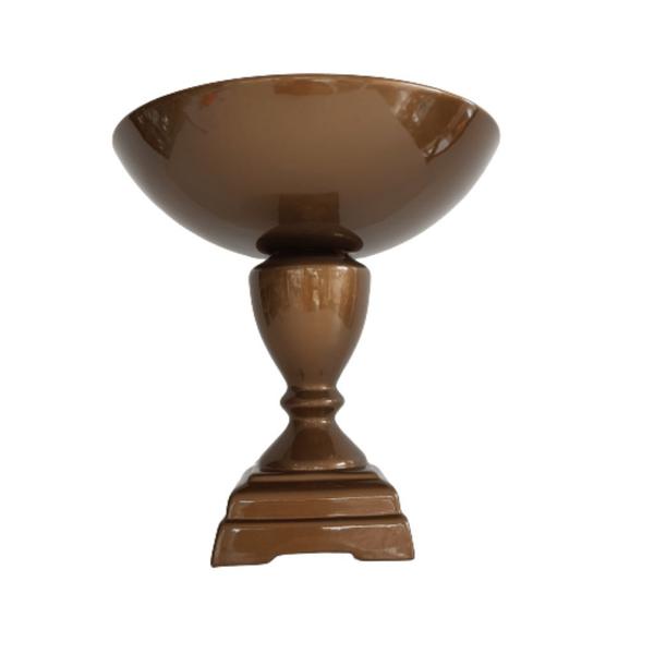 Fruteira Mazzotti Marron GRD 33cm Diâmetro x 34cm Altura Imagem de Fruteira Mazzotti Marron GRD 33cm Diâmetro x 34cm Altura