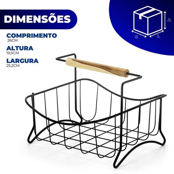 Fruteira Mesa Centro Organizador Frutas Suporte Cozinha Bancada Aramada Preto Eco Preto Arthi Imagem de Fruteira Mesa Centro Organizador Frutas Suporte Cozinha Bancada Aramada Preto Eco Preto Arthi