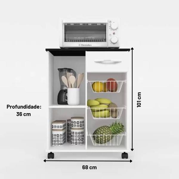 Fruteira Multiuso Atenas - Suporte Microondas Forno Bebedouro - Inove Imagem de Fruteira Multiuso Atenas - Suporte Microondas Forno Bebedouro