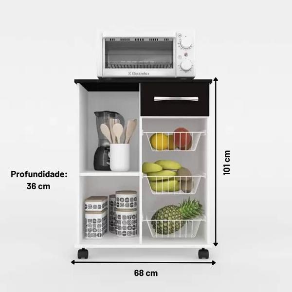 Fruteira Multiuso Atenas - Suporte Microondas Forno Bebedouro - Inove Imagem de Fruteira Multiuso Atenas - Suporte Microondas Forno Bebedouro
