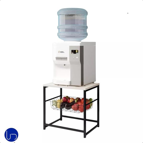 Fruteira Multiuso Cesto Deslizante Suporte Para Bebedouro Tampo MDF Resistente Prática Funcional E Durável - Utilika Distribuidora Imagem de Fruteira Multiuso Cesto Deslizante Suporte Para Bebedouro Tampo MDF Resistente Prática Funcional E Durável