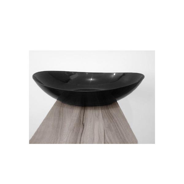 Fruteira Saladeira Travessa Oval Plastico Preto 4L - UZ Imagem de Fruteira Saladeira Travessa Oval Plastico Preto 4L