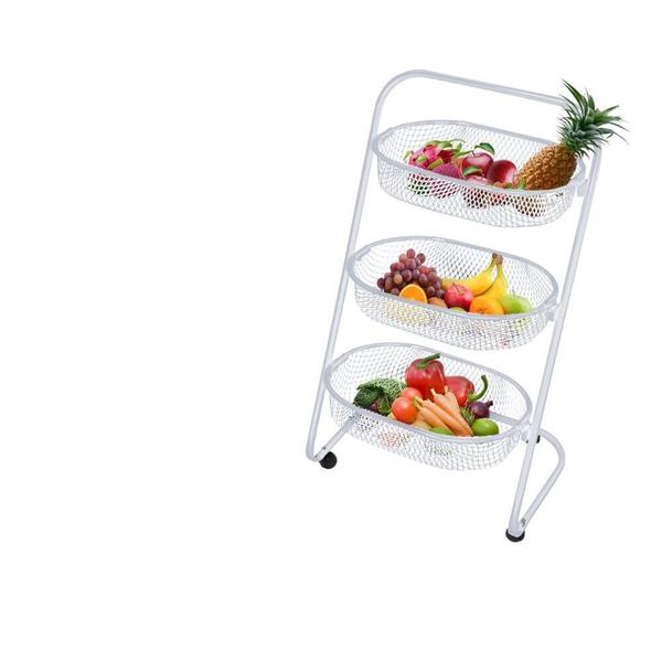 Fruteira Superutil Desmontavel Branca Metaltec Branco Imagem de Fruteira Superutil Desmontavel Branca Metaltec Branco