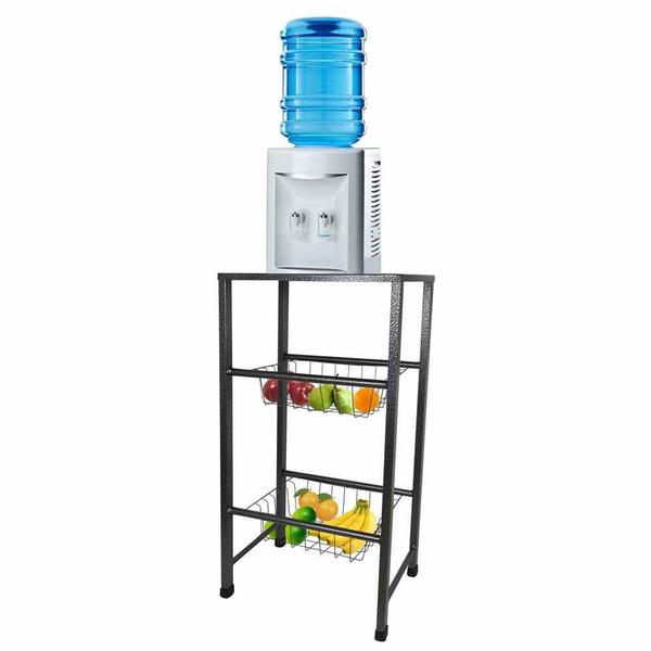 Fruteira Suporte Para Galão De Água Bebedouro De Cozinha Moderna Porta Frutas De Chão 2 Andares Cestos Fixos Em Aço - D'DUZZA MIX Imagem de Fruteira Suporte Para Galão De Água Bebedouro De Cozinha Moderna Porta Frutas De Chão 2 Andares Cestos Fixos Em Aço