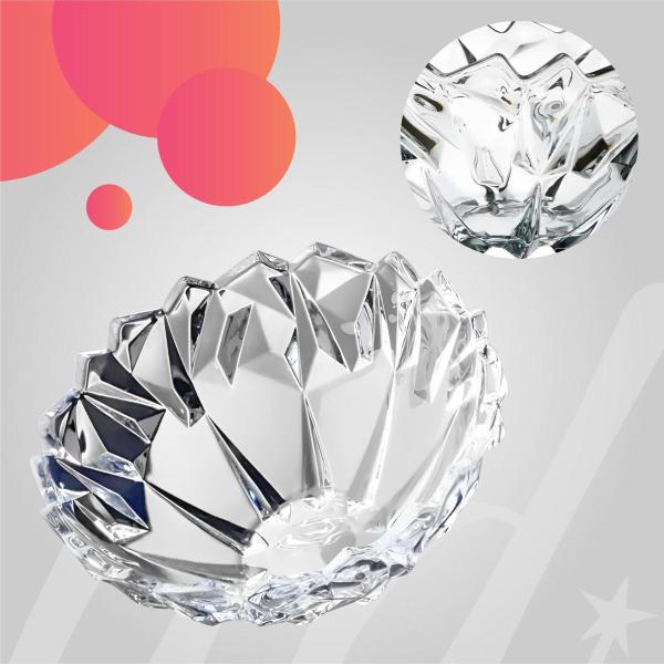 Fruteira Vulcano de Vidro Design Sofisticado com Formato Diamante para Mesa Elegante - Dasshaus Imagem de Fruteira Vulcano de Vidro Design Sofisticado com Formato Diamante para Mesa Elegante