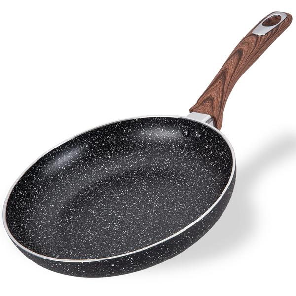 Imagem de Fry Pan Hamilton Beach, alumínio, antiaderente de 26 cm com revestimento de mármore