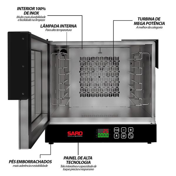 Imagem de FTD11 Assador Turbo Digital Elétrico com 4 esteiras 127V