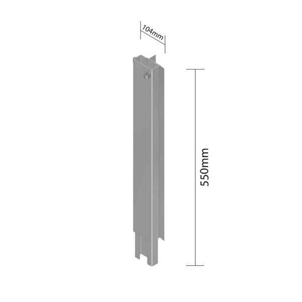 Imagem de Fueiro De Canto Superior Direito Antigo 550 X 104 Mm Carreta