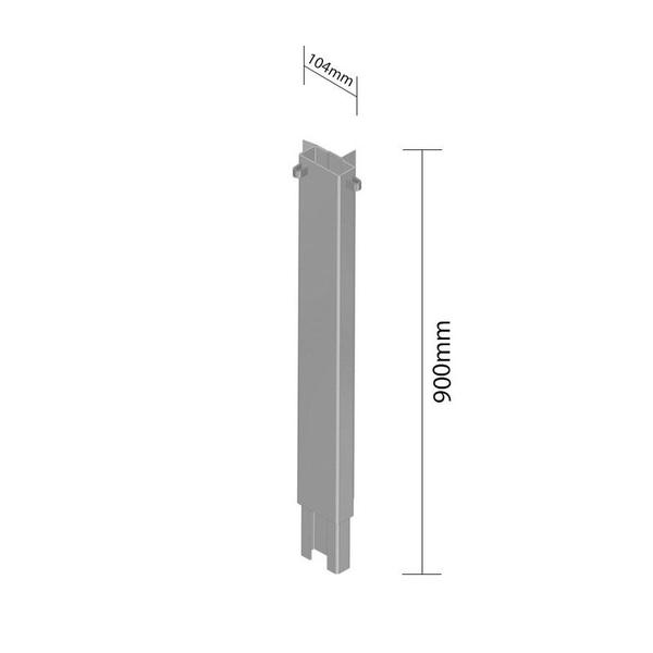 Imagem de Fueiro De Canto Superior Esquerdo Antigo 900x 104mm Carreta