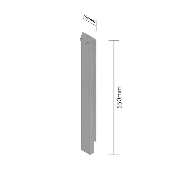 Imagem de Fueiro Lateral Inferior Antigo 550 X 104 Mm Carreta Caminhão